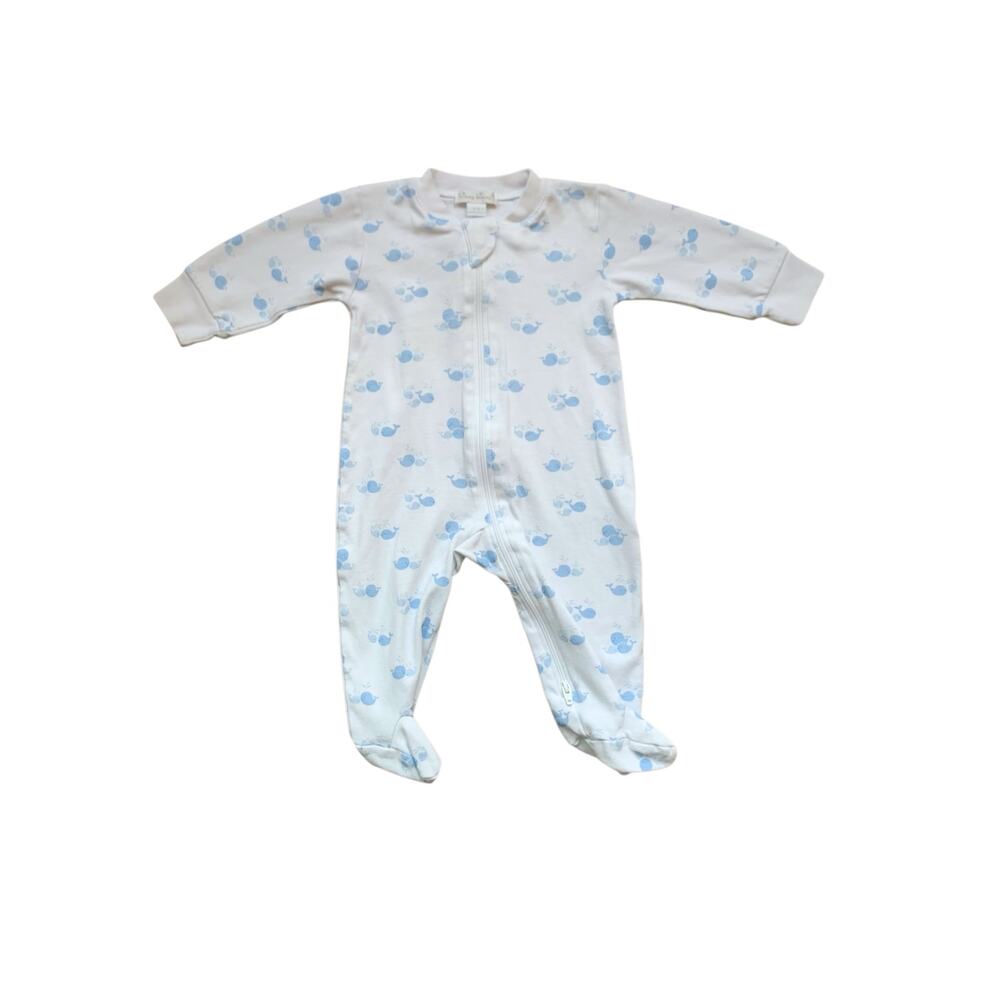 Kissy Kissy Pima Cotton Whale Footie